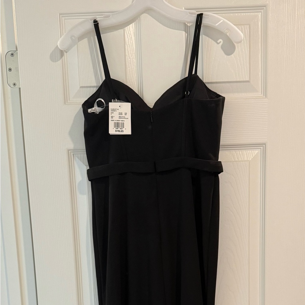 David's Bridal Black Maxi Dress - Picture 1 of 6